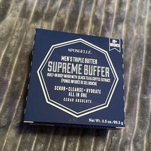 Spongelle Men’s: Triple Butter Supreme Buffer. Cedar Absolute Scent.